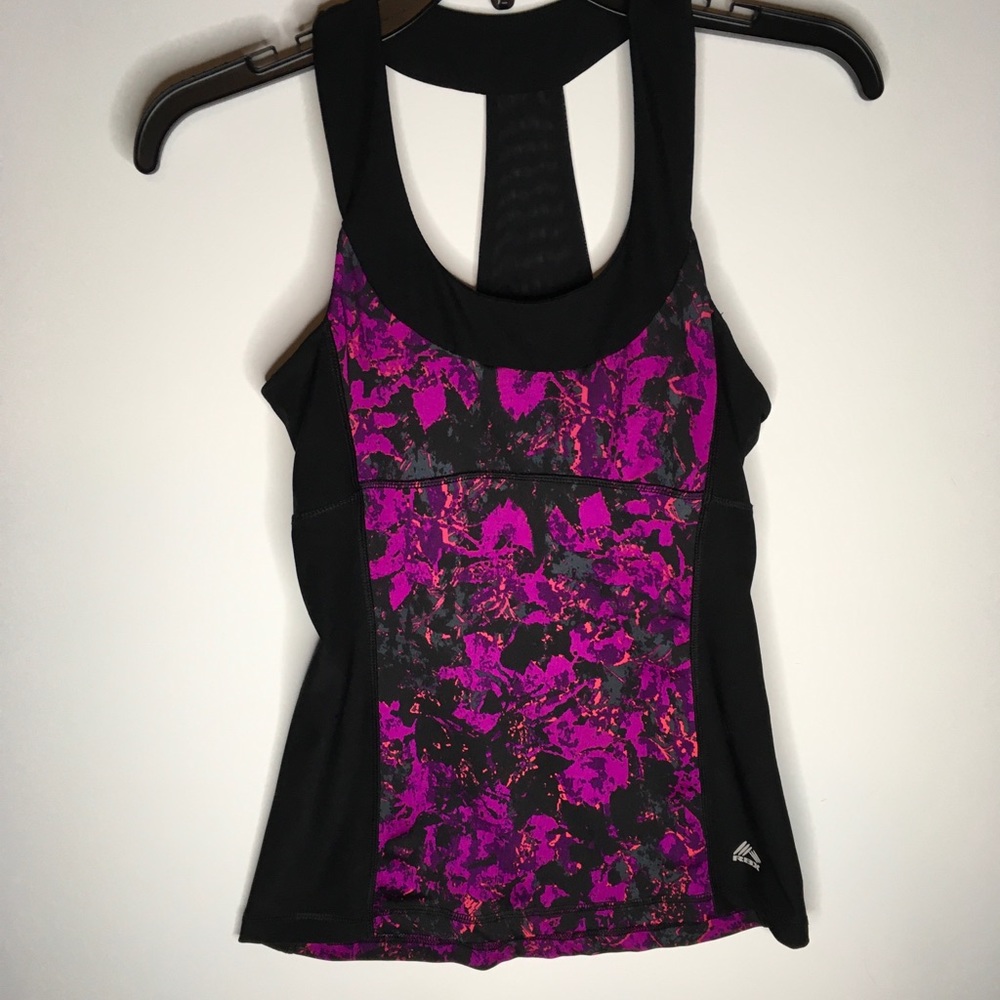 RBX Black and Pink Workout Athletic Tank Top
